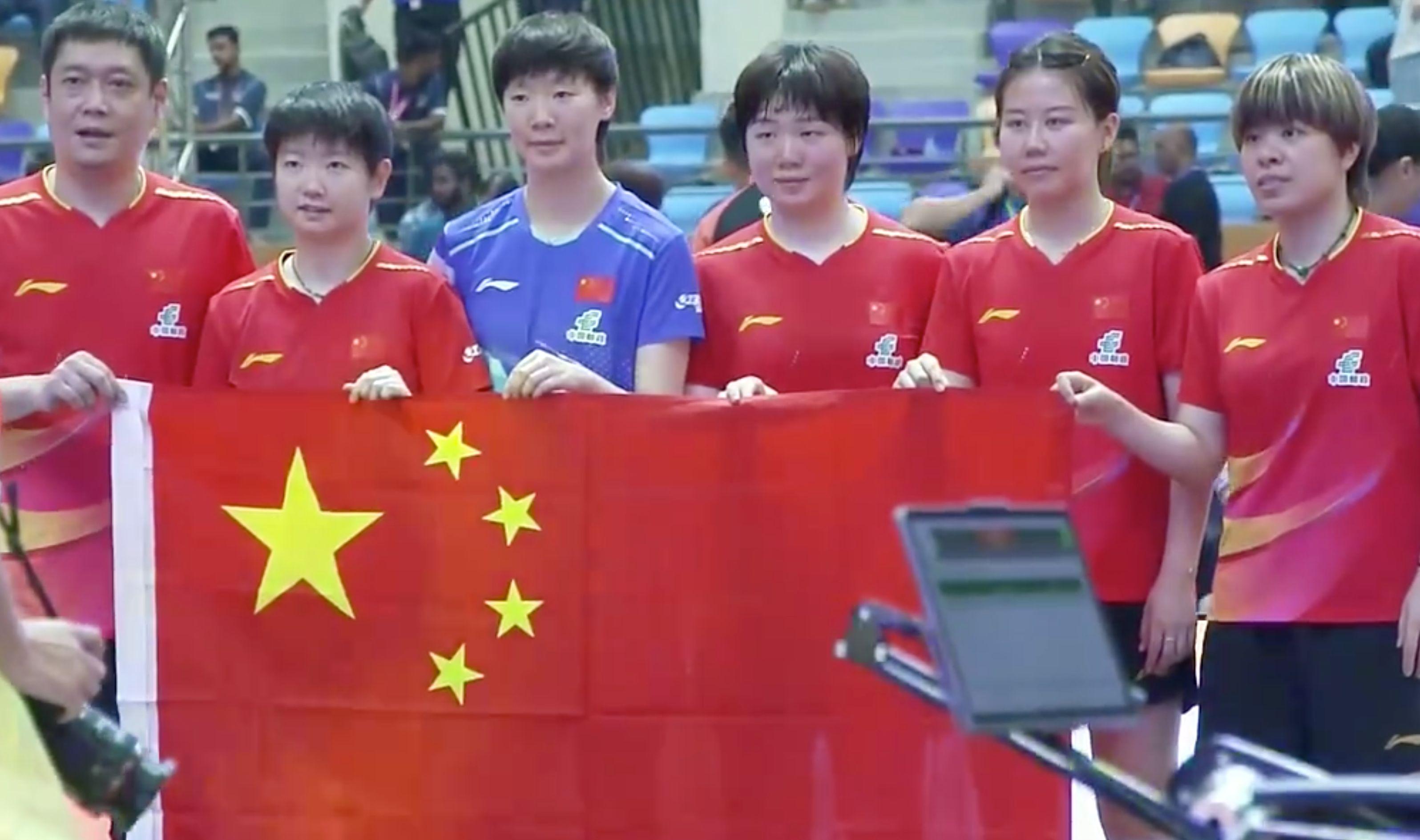 国乒女团亚锦赛3-0复仇日本 王曼昱6年不败 孙颖莎强势横扫