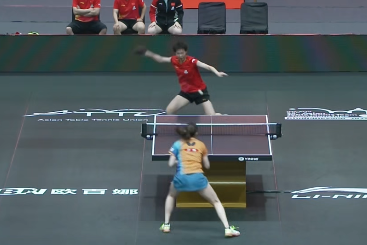 国乒女队3-0完胜日本队 夺2025亚锦赛女团冠军