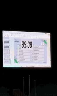 中国台北亚洲杯预选赛惊现PPT换人乌龙，现场大屏全程直播