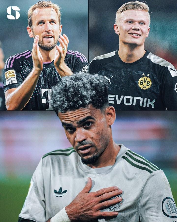 迪亚斯德甲前6场9球创佳绩，比肩哈兰德直追凯恩