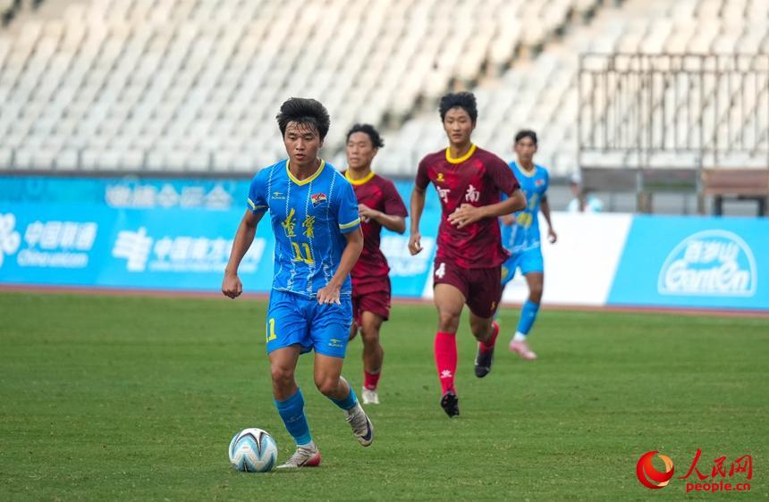 十五运会U18男足：辽宁队两连胜强势出线
