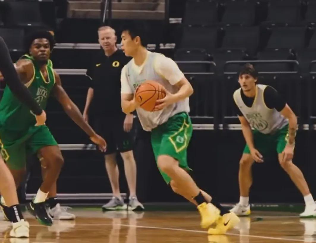 震撼！俄勒冈大学主帅承诺带中国得分王林葳进NBA