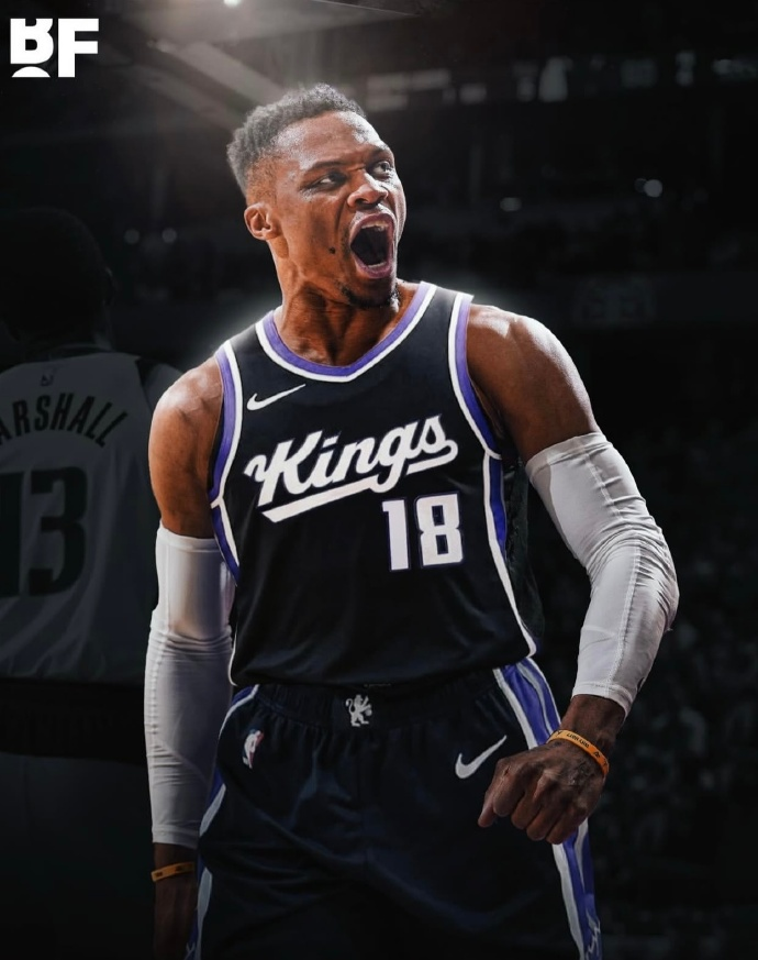 国王官宣签约威少：18号战袍出战，四全明星阵容冲季后赛