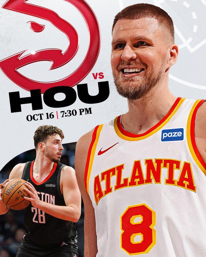 老鹰季前赛再负火箭！波神23+13难挽败局，里萨谢24分难救主