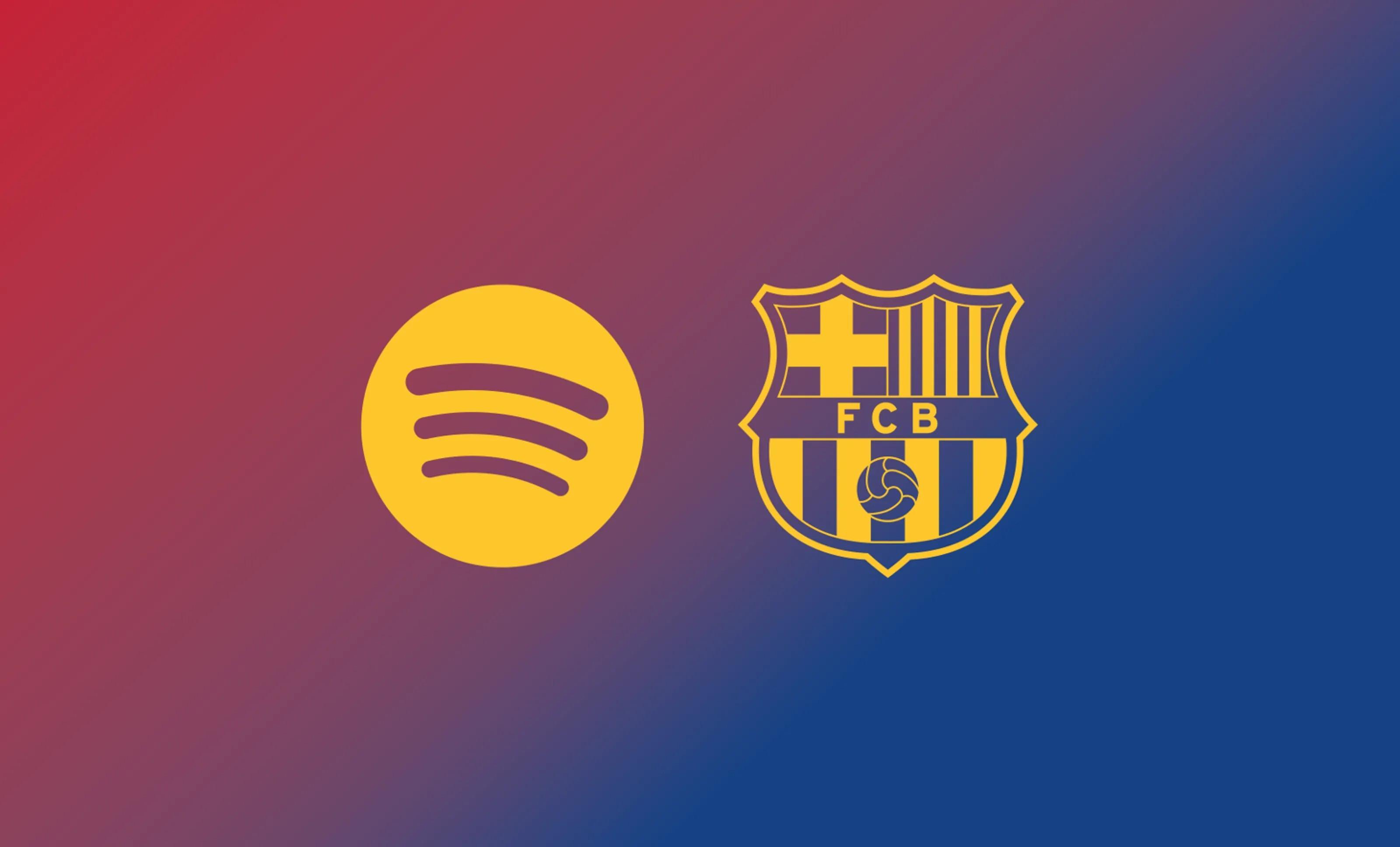 巴萨与Spotify续约仪式现场