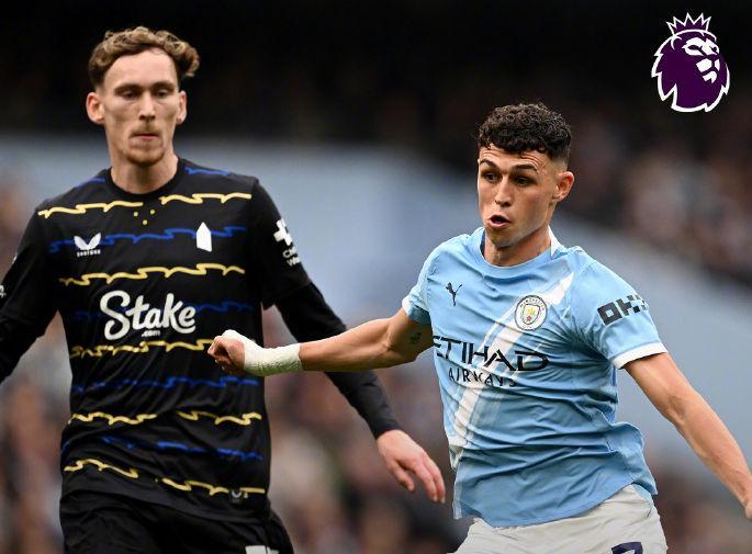 英超最新积分榜：曼城2-0胜埃弗顿登顶，阿森纳让出榜首