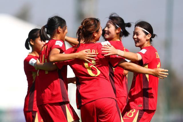 中国女足U17比赛精彩瞬间