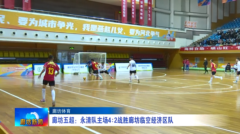 永清队与廊坊临空经济区队比赛现场