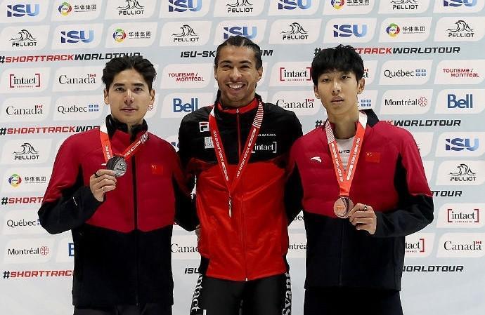 短道速滑世巡赛：刘少昂500米夺银，孙龙摔倒后逆袭摘铜