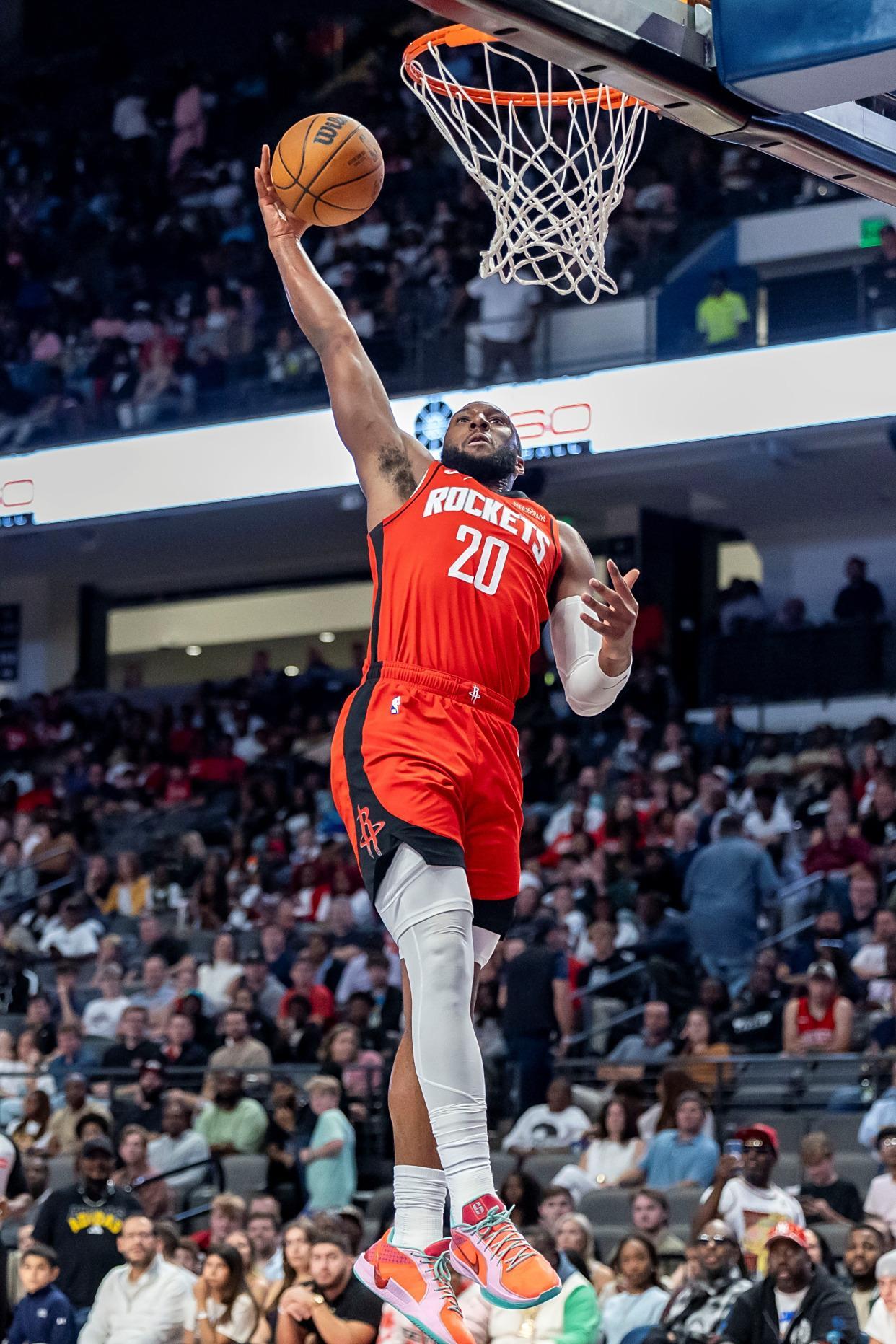 火箭底薪后卫奥科吉爆发！两战22罚18中，哈登式表现助队全胜