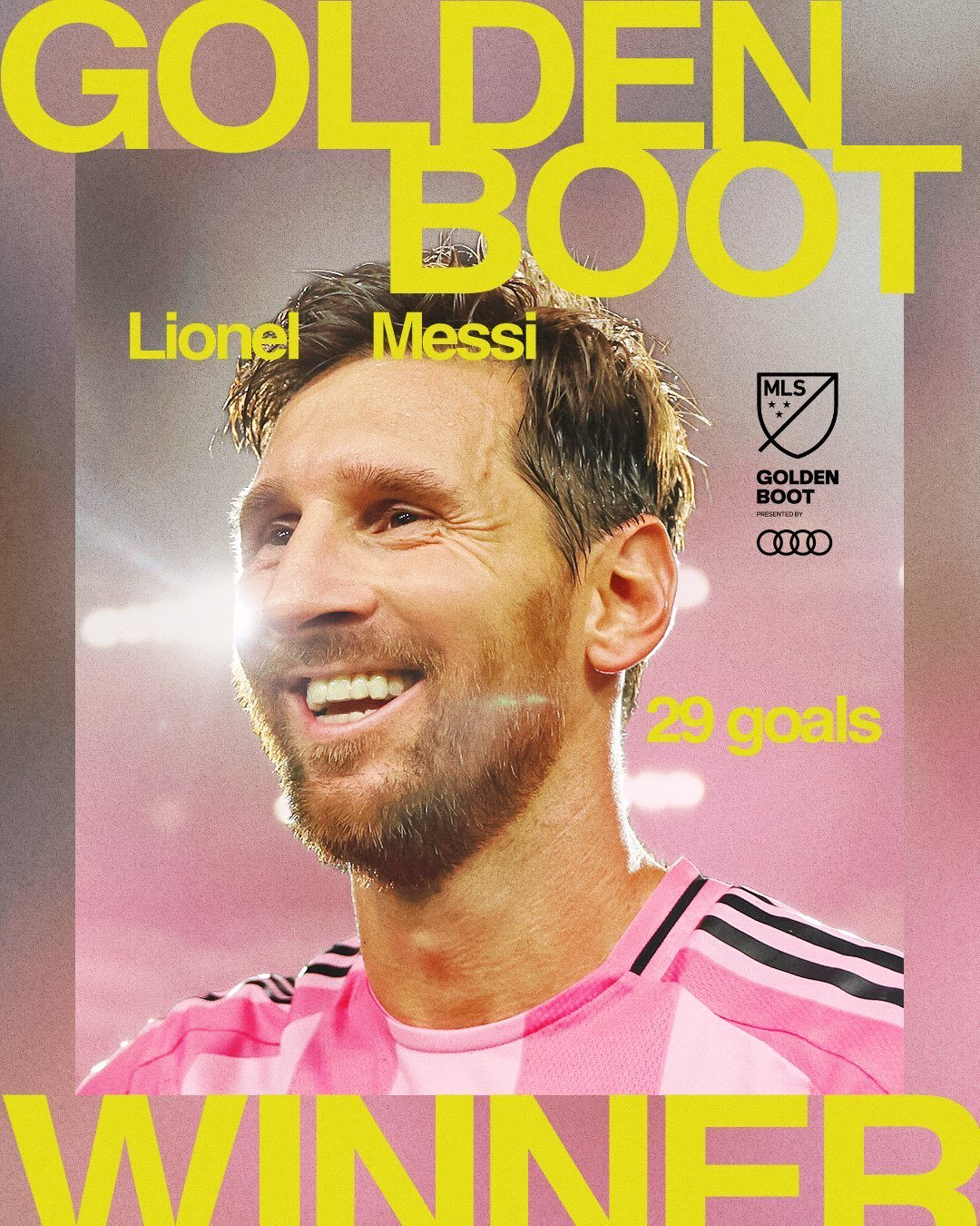 美职联官方确认：梅西包揽本赛季金靴与助攻王双料荣誉