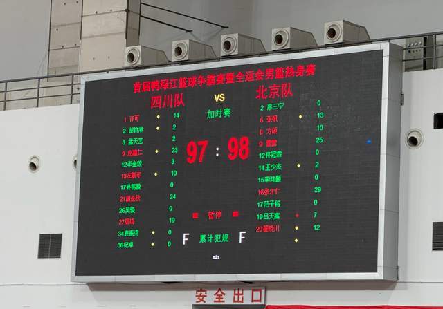加时绝杀！四川1分惜败北京，周琦19分胡金秋24分，5大意外揭秘
