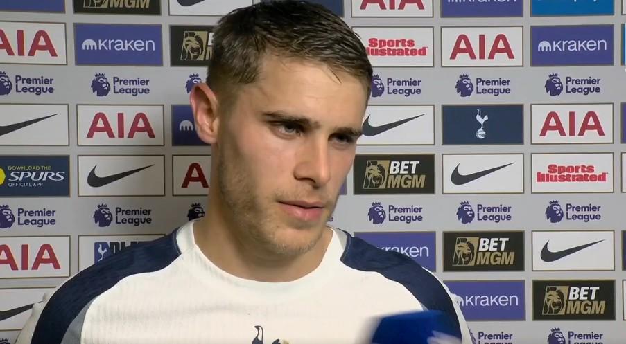 范德芬谈热刺失利：我们未拱手让出机会，本不应输球