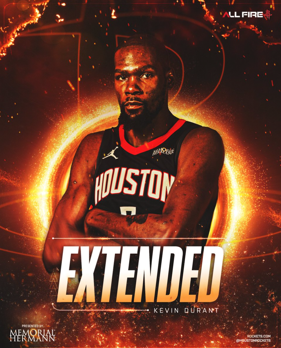 火箭队KD降薪续约引热议：13人薪水将超他，团队牺牲成焦点