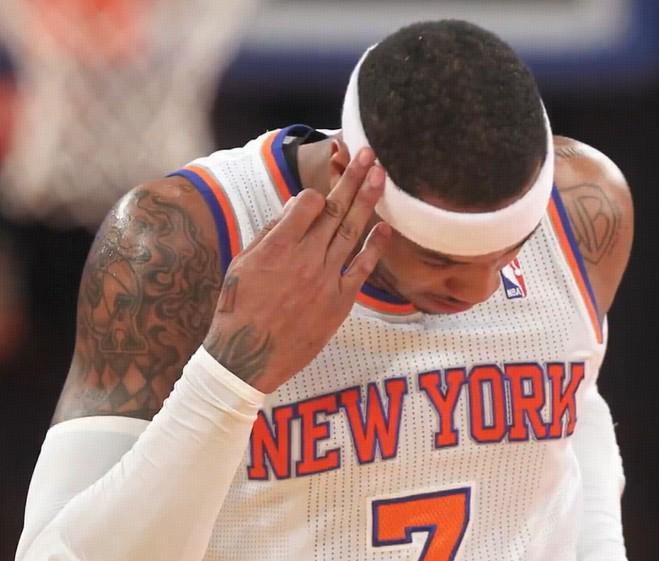 安东尼三分爆头庆祝