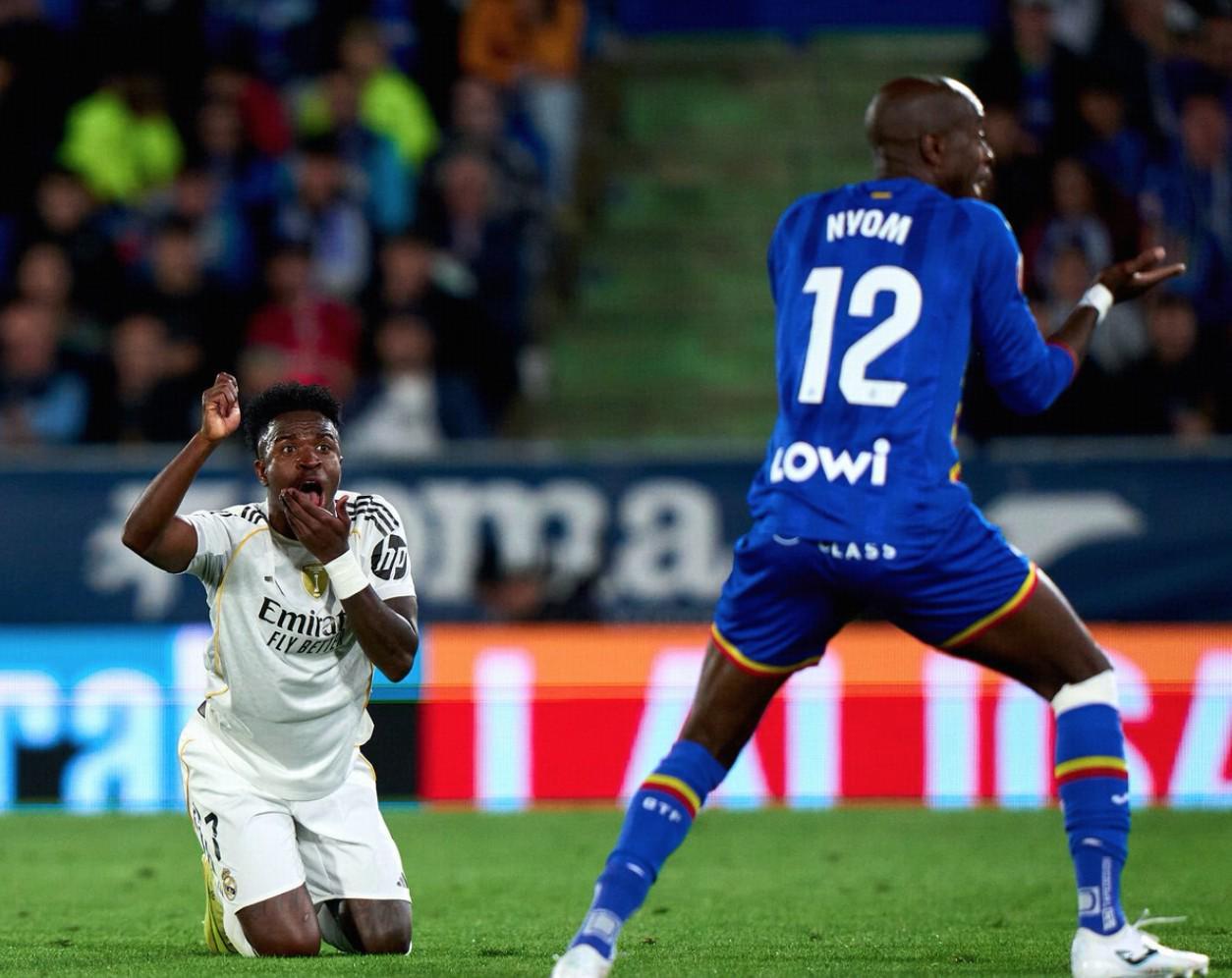 维尼修斯替补建功！独造两红助皇马1-0险胜赫塔费