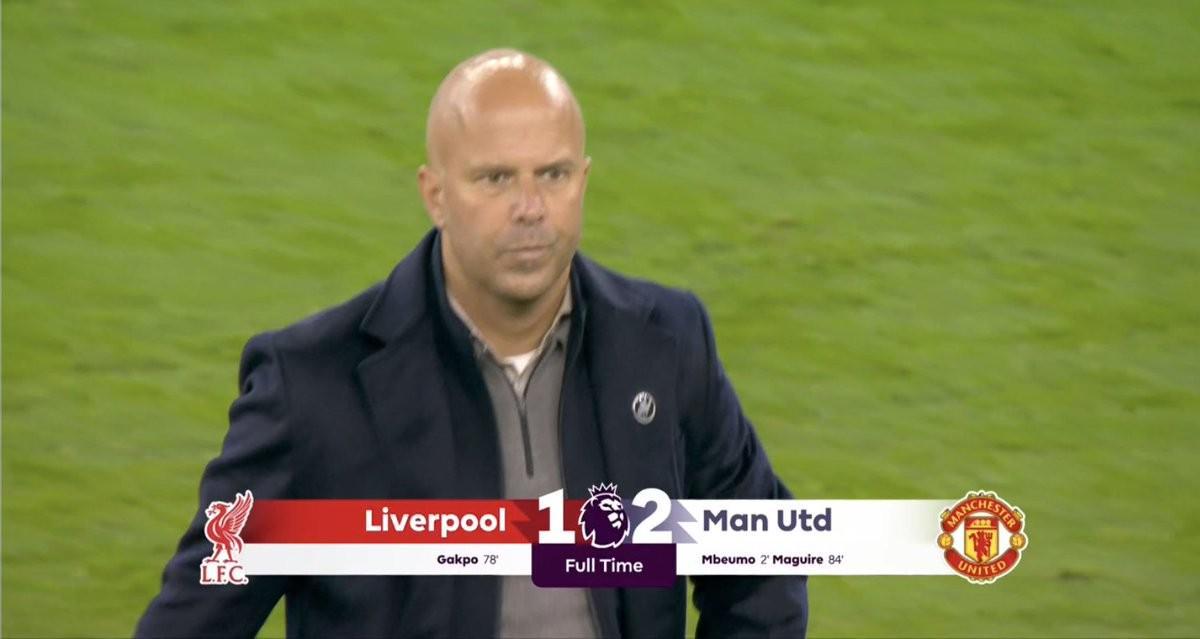 利物浦英超三连败！1-2比分重现，自2021年2月后首遭此境