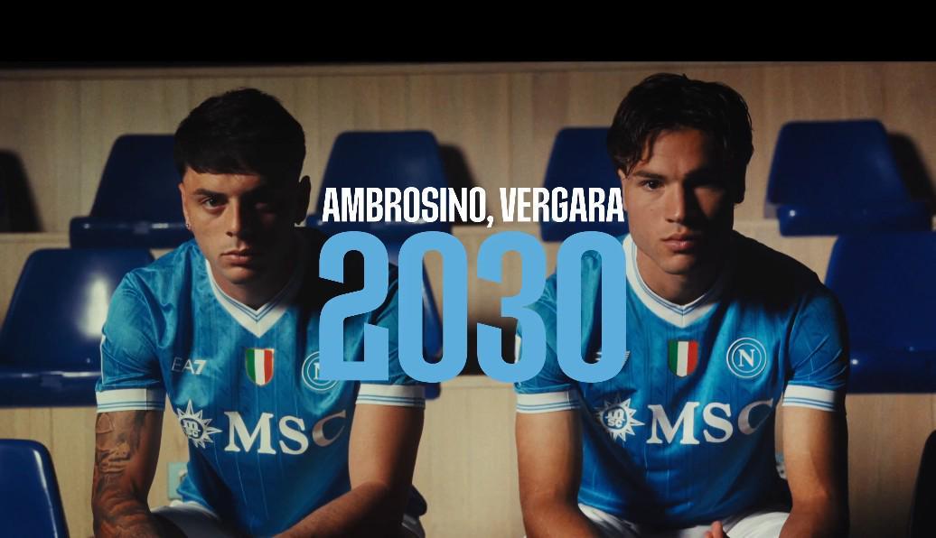 那不勒斯官宣：安布罗西诺、韦尔加拉续约至2030年