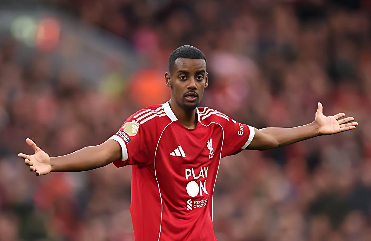 伊萨克1.3亿镑转会利物浦后英超4场未进球，上季狂轰23球引关注