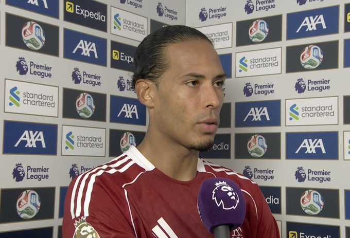 范戴克赛后点评：利物浦轻易丢第二球成最大遗憾