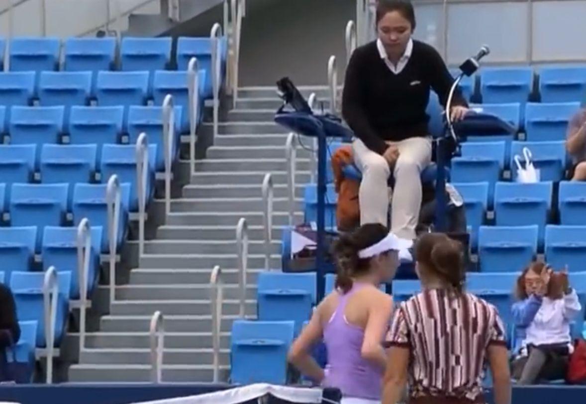 王欣瑜WTA东京站爆冷输球，3个月内两度拒绝与裁判握手引争议