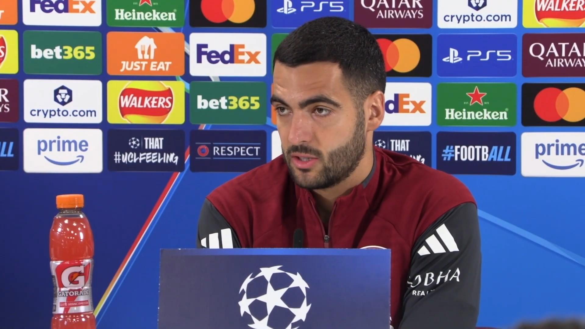 梅里诺盛赞哲凯赖什：自信十足，必能成功