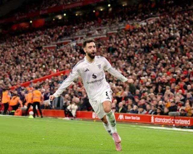 B费英超助攻数升至曼联队史第5，传奇继续书写