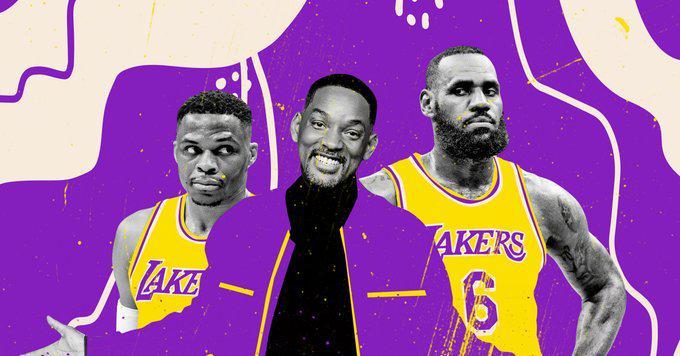 威少22年湖人效力期间曝詹姆斯虚伪行为，两人矛盾公开化