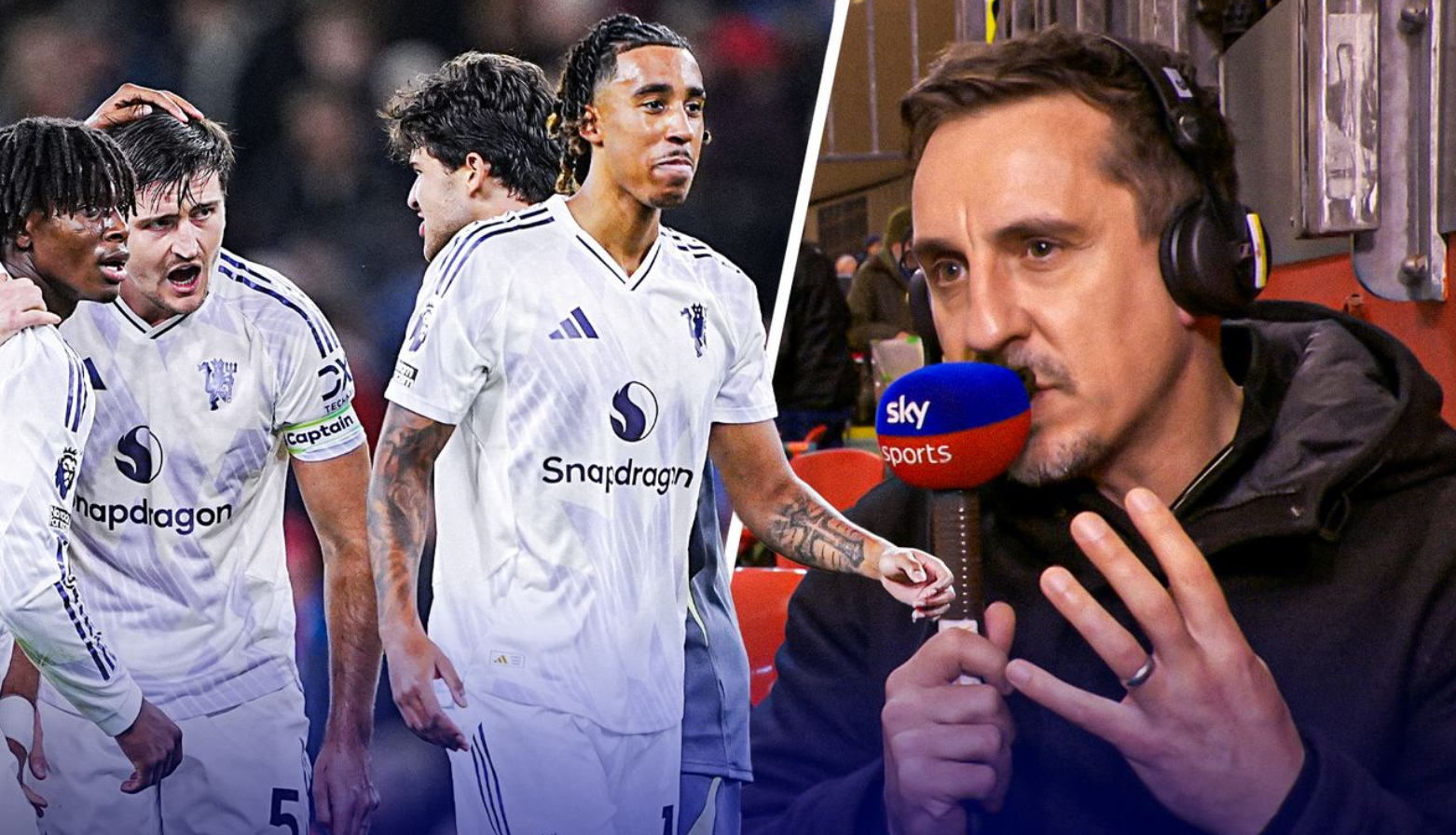 内维尔：曼联无欧冠干扰可专注联赛，目标重返英超前六