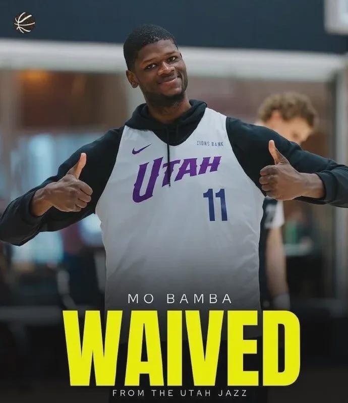 正式签约！2米39臂展大中锋班巴告别NBA，加盟欧洲豪门