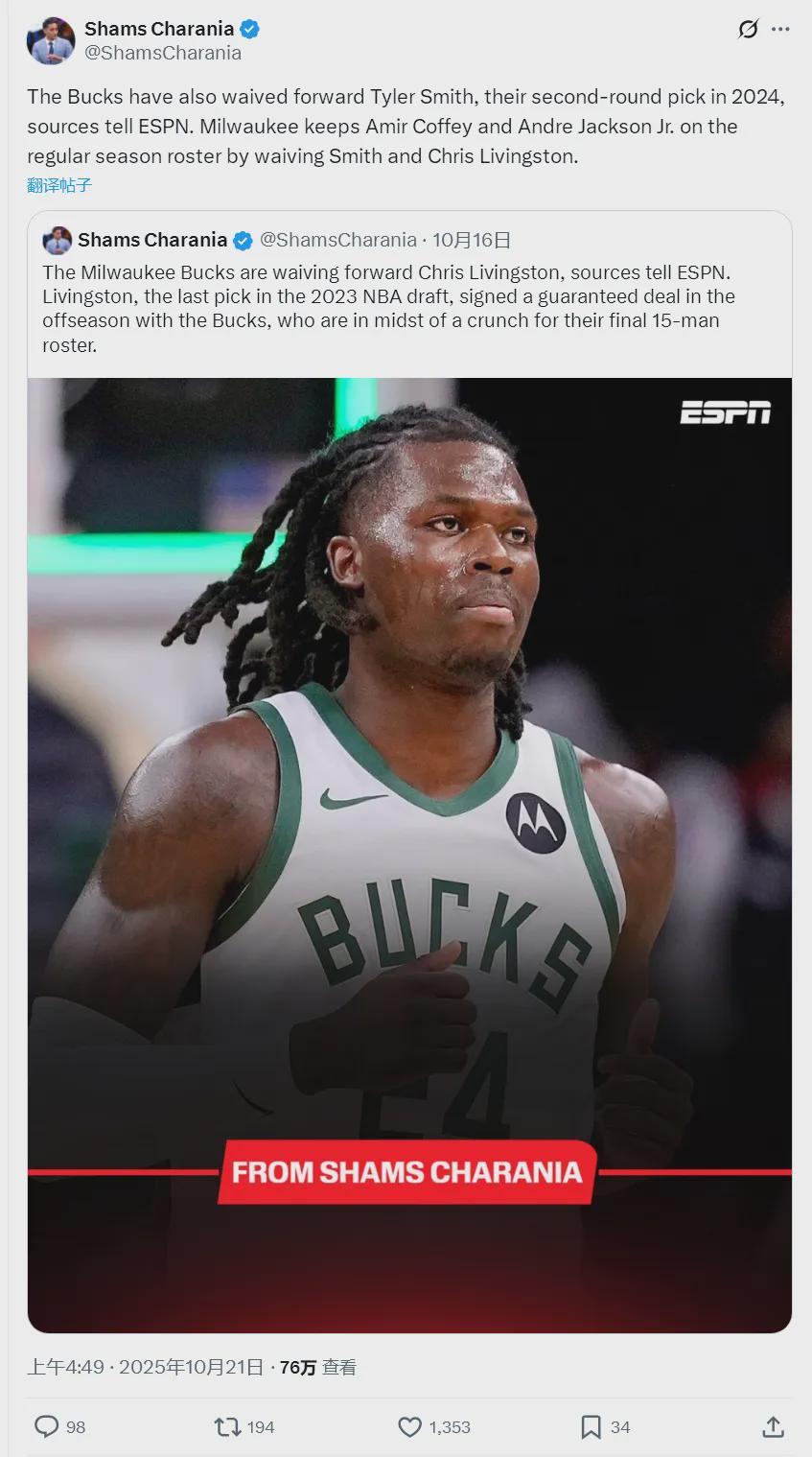 雄鹿1年280万签约引争议，NBA合同审查势在必行