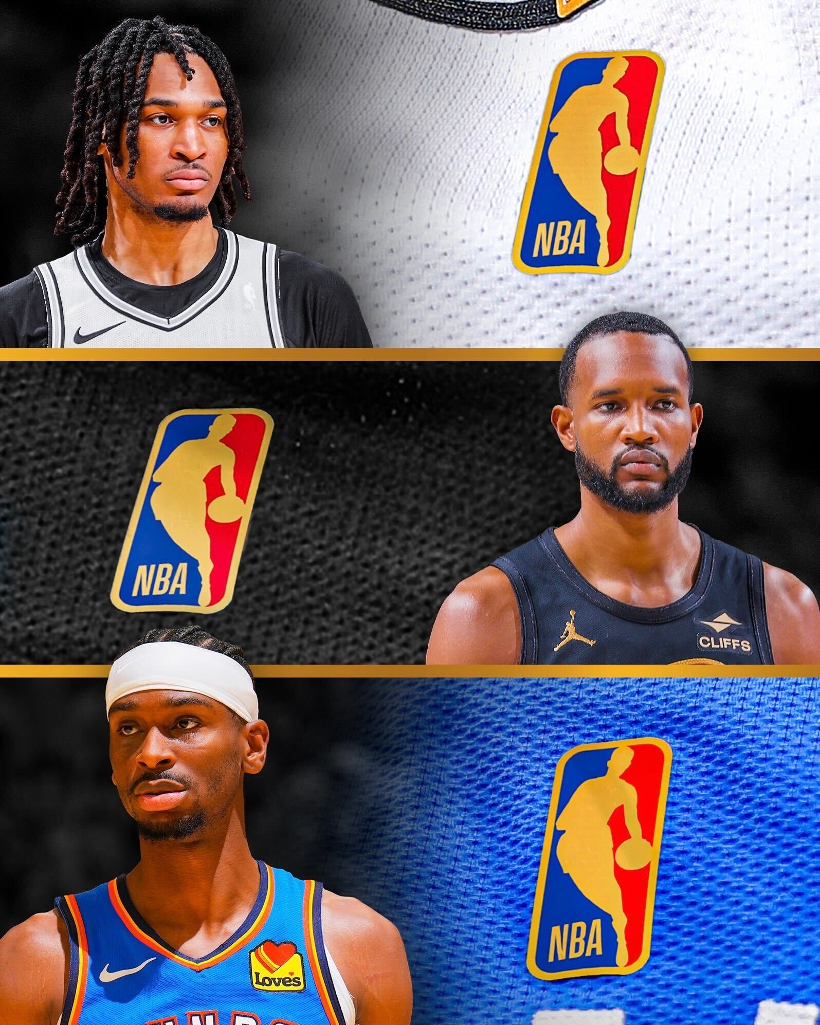 新赛季三位NBA巨星将身披金色标志球衣 引发球迷热议