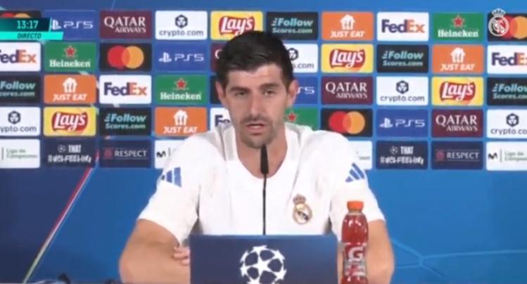 库尔图瓦：欧冠对阵尤文需全力以赴，质疑联赛在迈阿密举行公平性