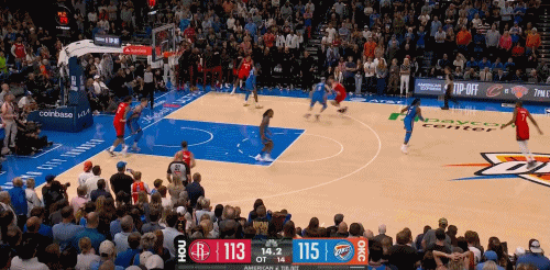 申京双手暴扣绝平！雷霆火箭揭幕战鏖战双加时