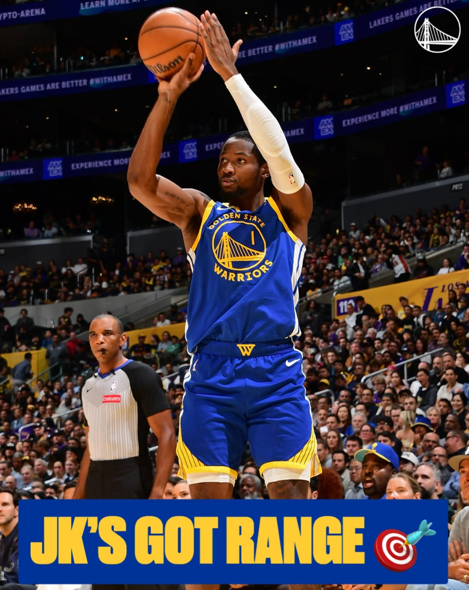 库明加单节5中5轰13分，4850万合同物超所值成勇士全能战士