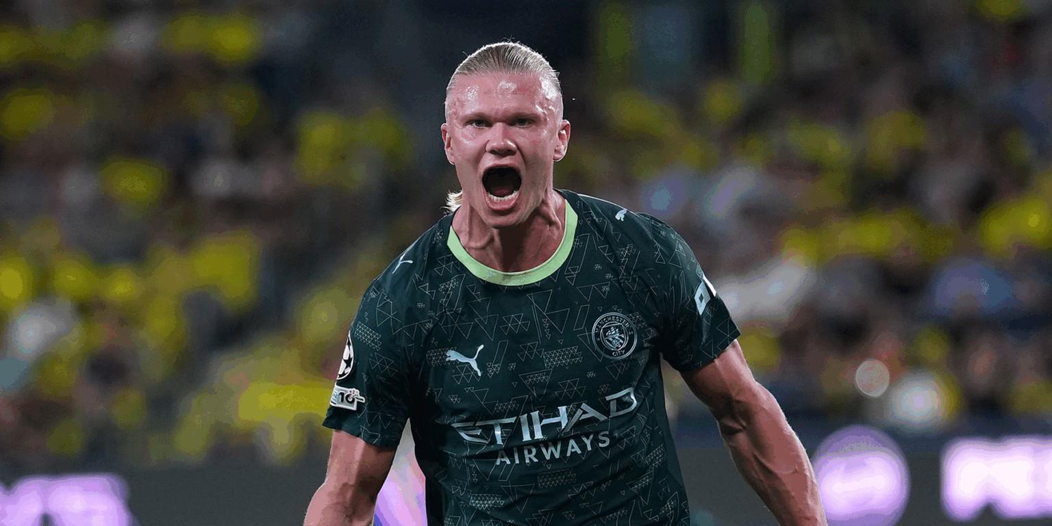 哈兰德创9场连场进球纪录，顶级联赛生涯第二佳绩