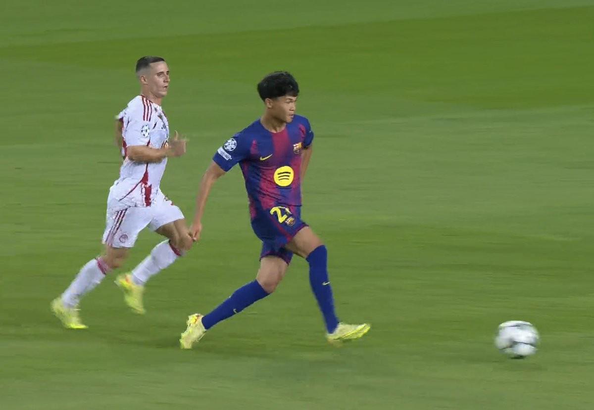 17岁巴萨新星德罗欧冠首秀献助攻，一线队生涯首开纪录