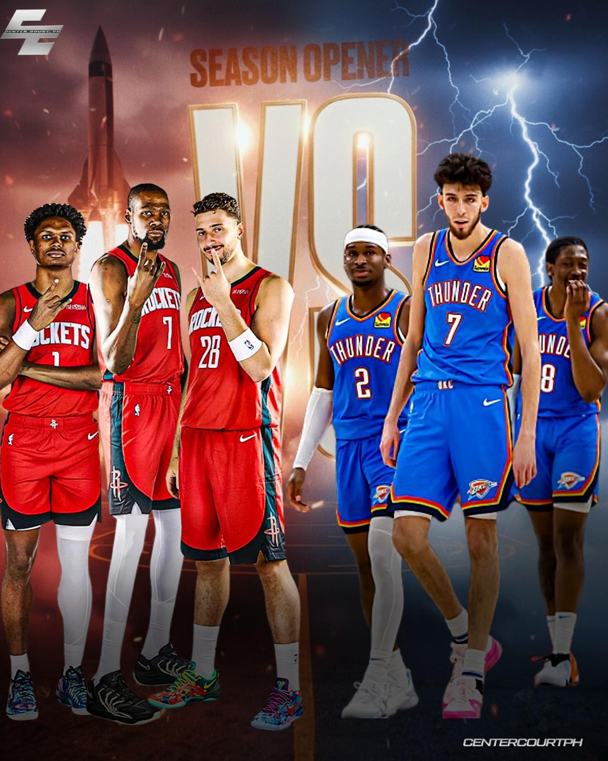 杜兰特23+9创历史神迹，雷霆双加时逆转火箭，申京39+11创纪录