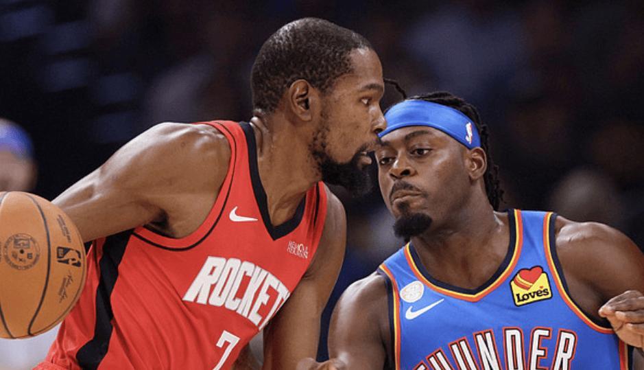 雷霆双加时125-124险胜火箭！杜兰特首秀争议，6大现实引热议