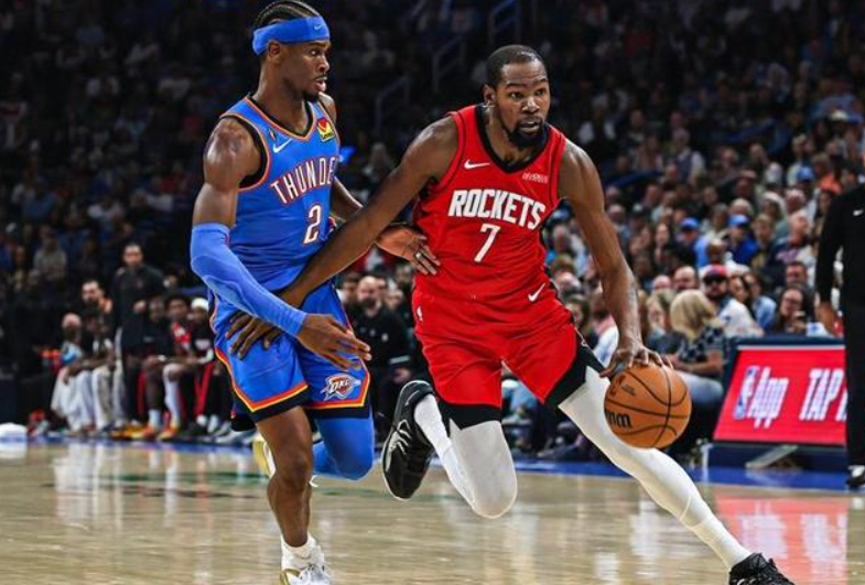 NBA揭幕战雷霆1分险胜火箭：后卫短板与杜兰特状态成胜负手