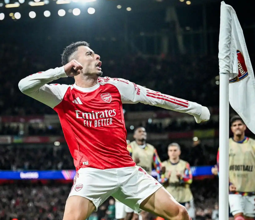 阿森纳4-0狂胜马竞！大中锋双响展现冠军相，新援爆发成关键