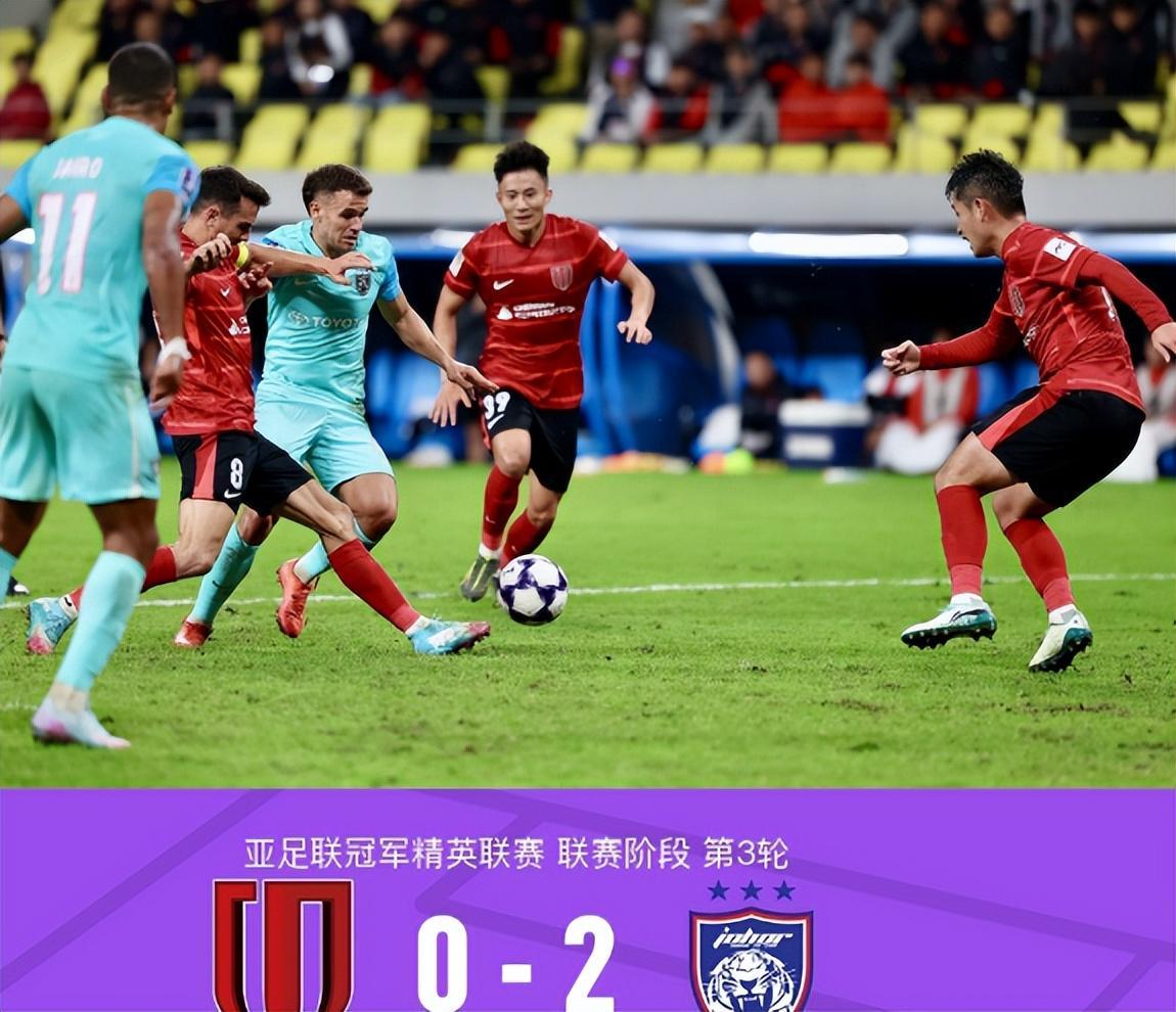 0:2负于柔佛新山，成都蓉城争冠路遇致命打击