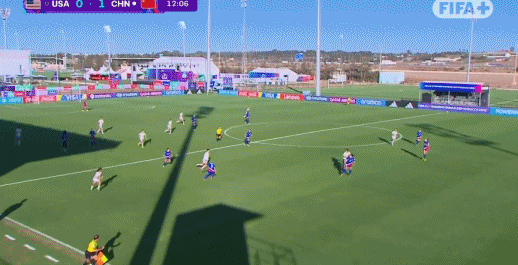 U17女足世界杯：中国女足1-3不敌美国，周欣怡世界波惊艳