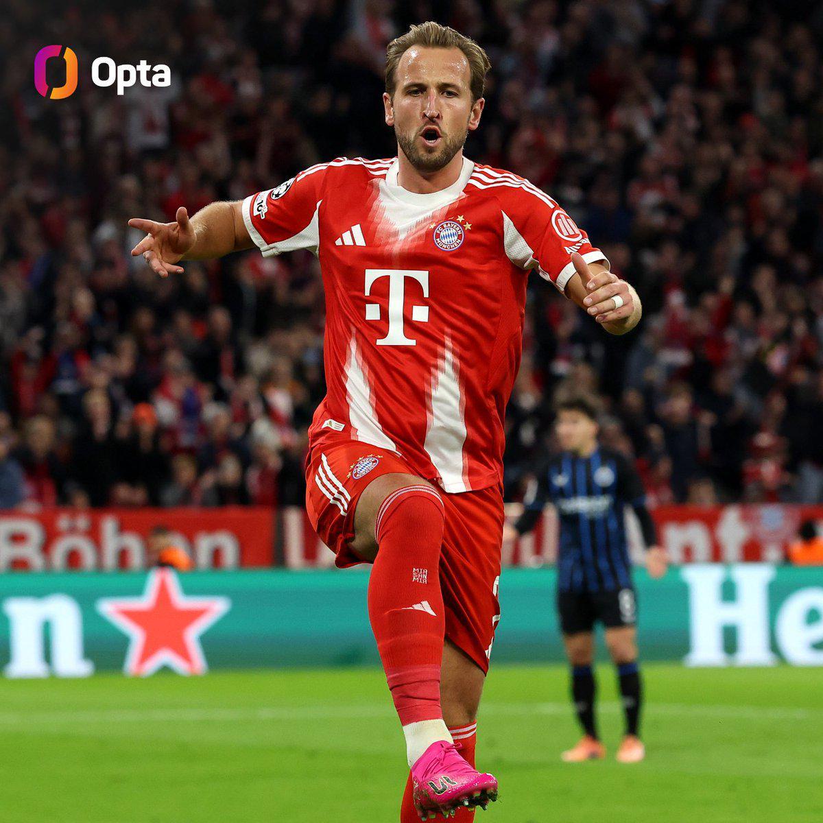 凯恩12场轰20球创纪录，效率超越C罗梅西