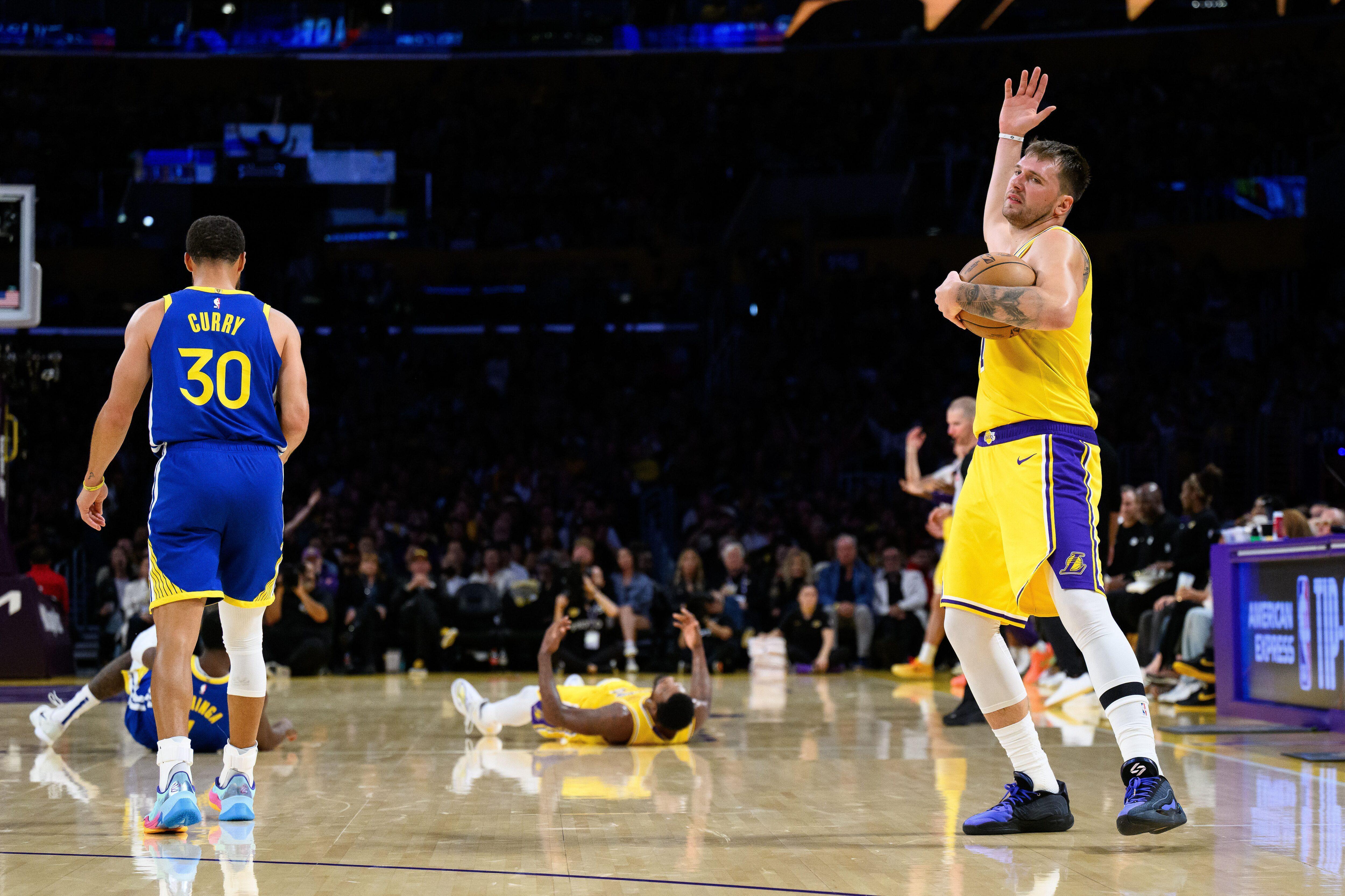 湖人缺詹姆斯困境显现，勇士一战揭露仅靠东契奇难进附加赛