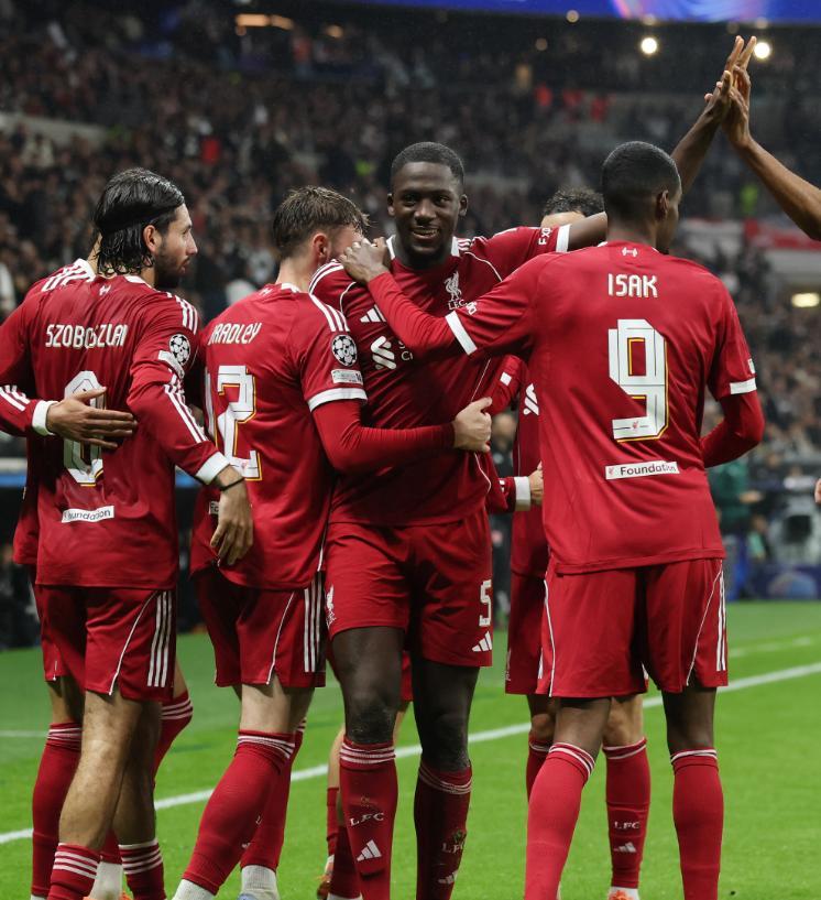 亿元先生维尔茨双助攻，埃基蒂克创历史，利物浦5-1大胜法兰克福