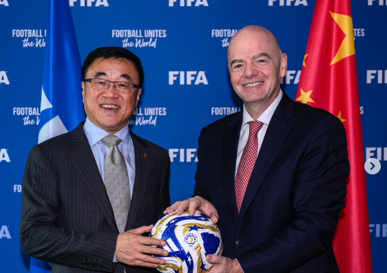 因凡蒂诺畅谈与中国足协合作，期待未来访华