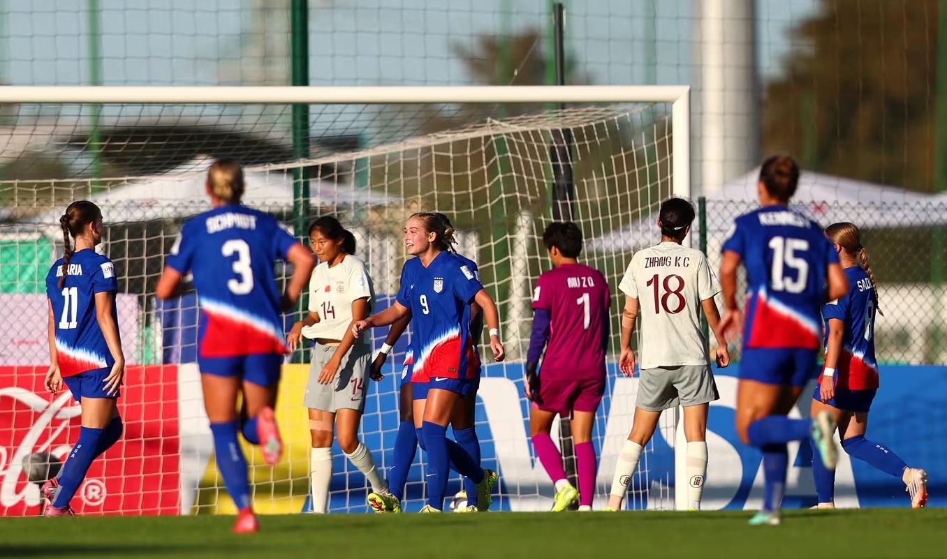 U17女足世界杯：中国女足不敌美国后，下轮打平即出线