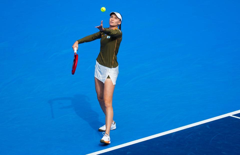 总决赛席位近在咫尺！莱巴金娜横扫费尔南德斯 晋级东京赛八强