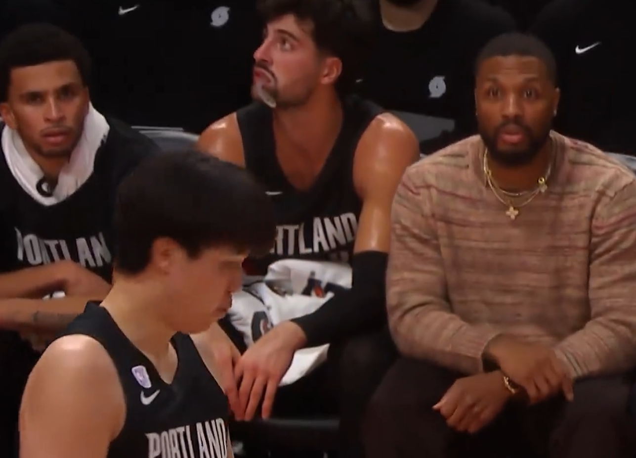 利拉德暖心指导！杨瀚森首秀获前辈力挺，潜力新星未来可期